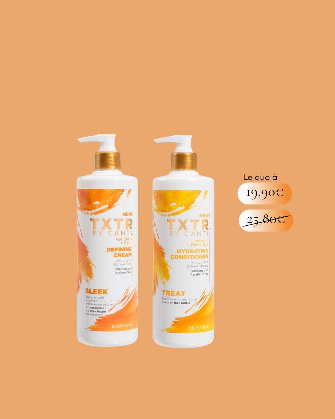 PACK -TXTR by CANTU LEAVE IN ET CRÈME