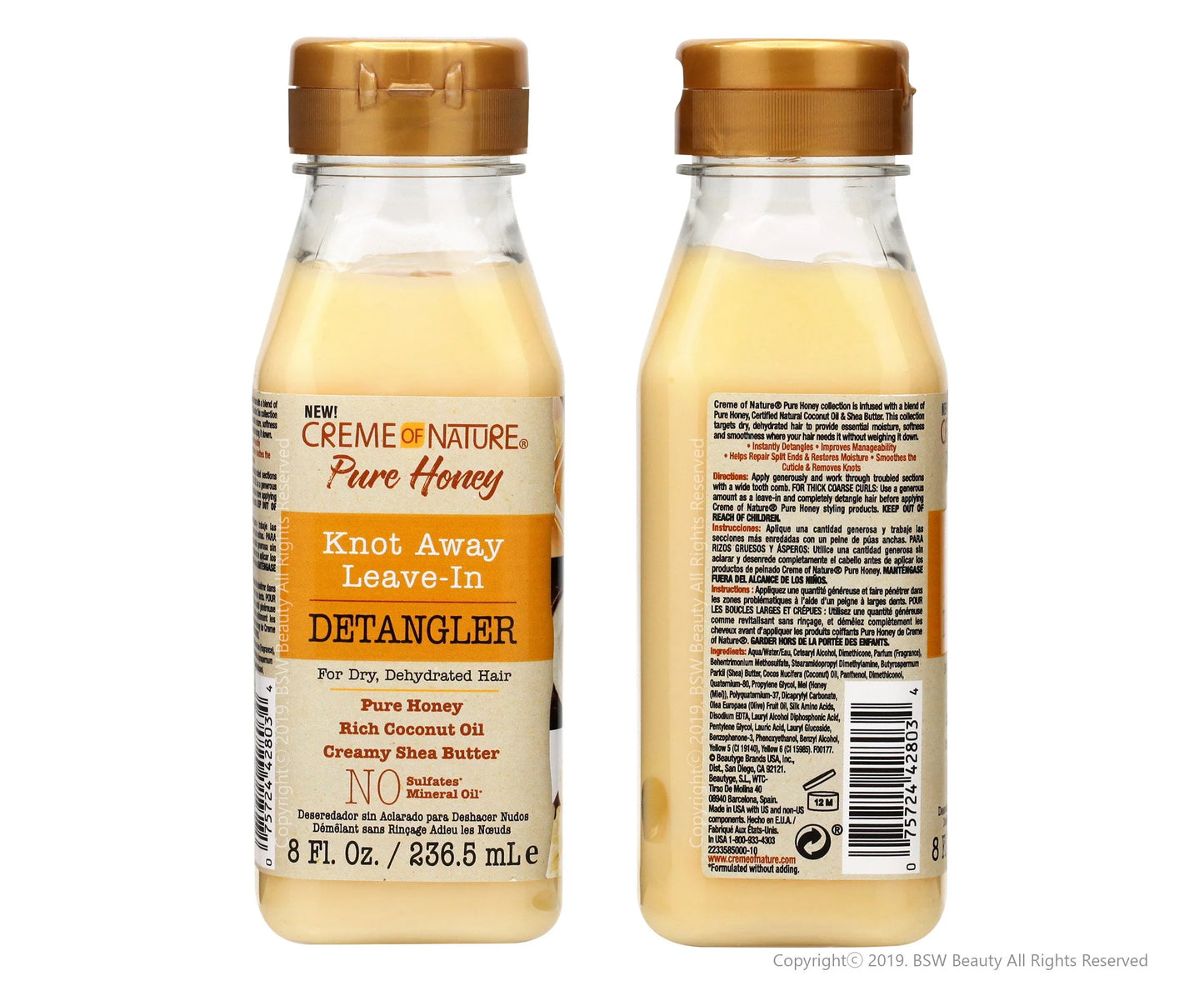 Crème Of Nature - Démêlant - Pure Honey