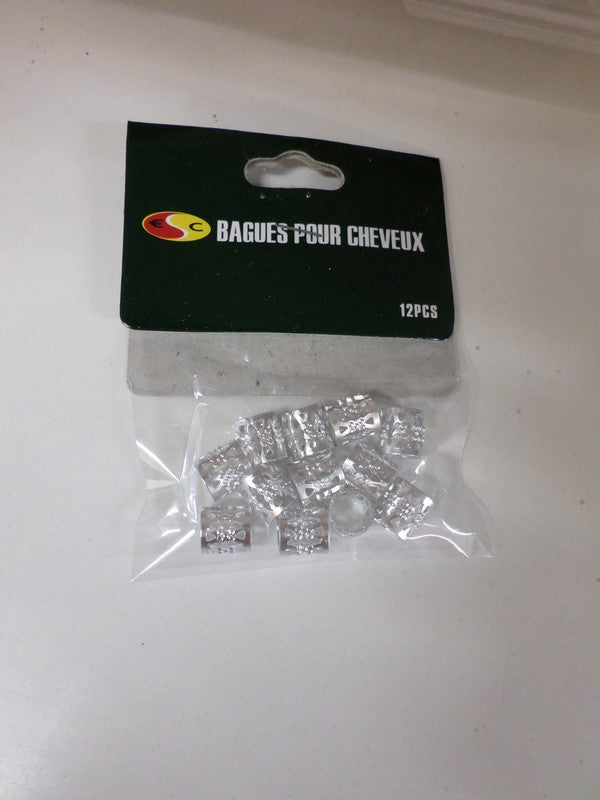Bagues pour cheveux argent