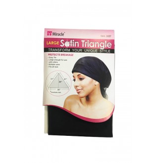 Large satin triangle